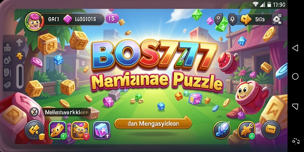 Tampilan gameplay seru dalam BOS777 dengan berbagai tantangan puzzle.