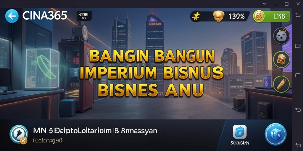 Tampilan gameplay menarik dari CINA365 dalam genre Tycoon.