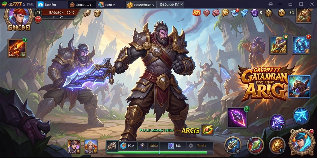 Tampilan menarik dari gameplay GACOR777 dengan aksi memukau dan grafik yang menawan.