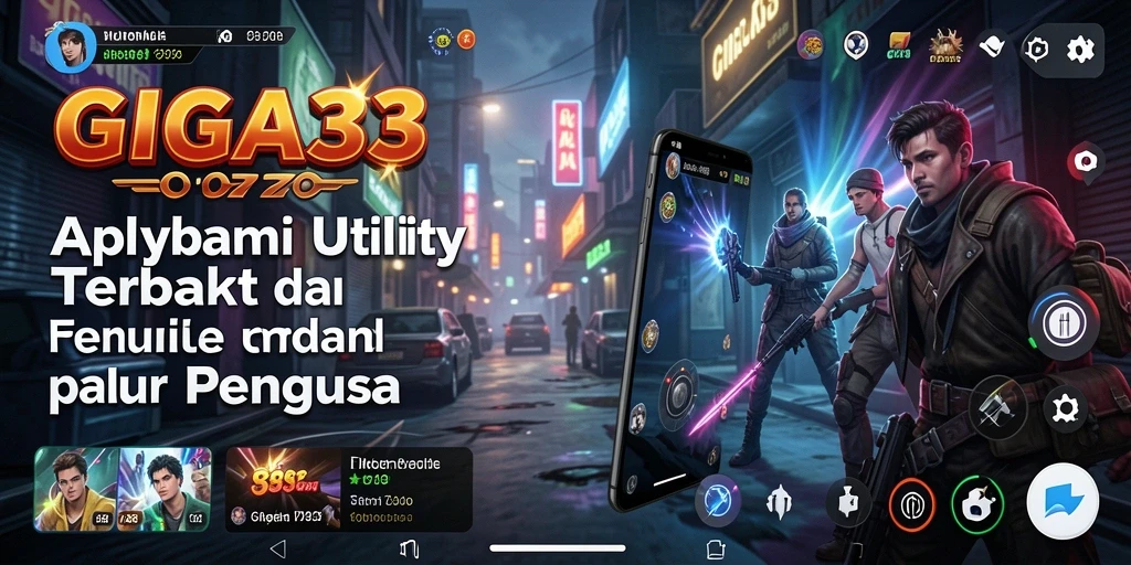 Tampilan antarmuka pengguna GIGA33 yang sederhana dan efektif untuk aktivitas sehari-hari.