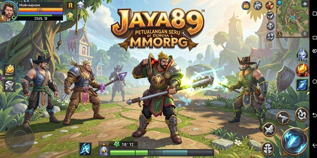 Tangkapan layar gameplay JAYA89 dengan aksi seru dalam dunia MMORPG.