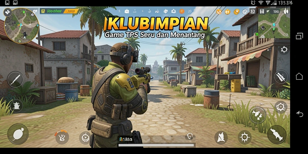 Tampilan gameplay KLUBIMPIAN yang mendebarkan dan penuh aksi.