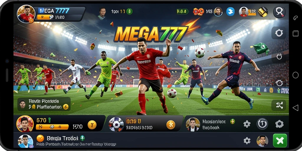 Tampilan gameplay MEGA777 saat bertaruh pada olahraga.