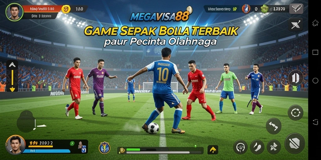 Tampilan seru gameplay MEGAVISA88 saat pemain beraksi di lapangan.