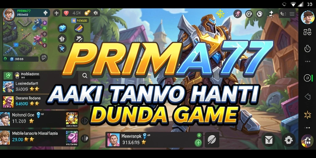 Tampilan aksi mengesankan di PRIMA77, siap untuk pertempuran mendebarkan.