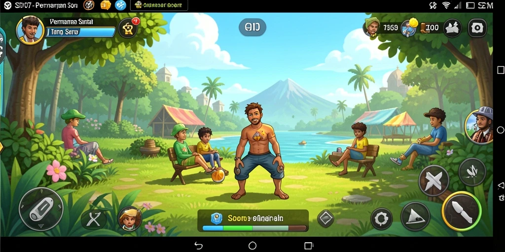 Screenshot gameplay SD107 yang menunjukkan aksi permainan Casual yang seru.