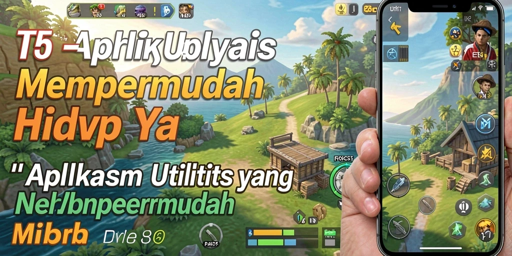 Screenshot utama T6 menunjukkan fitur pengingat dan manajemen tugas dengan antarmuka menarik.