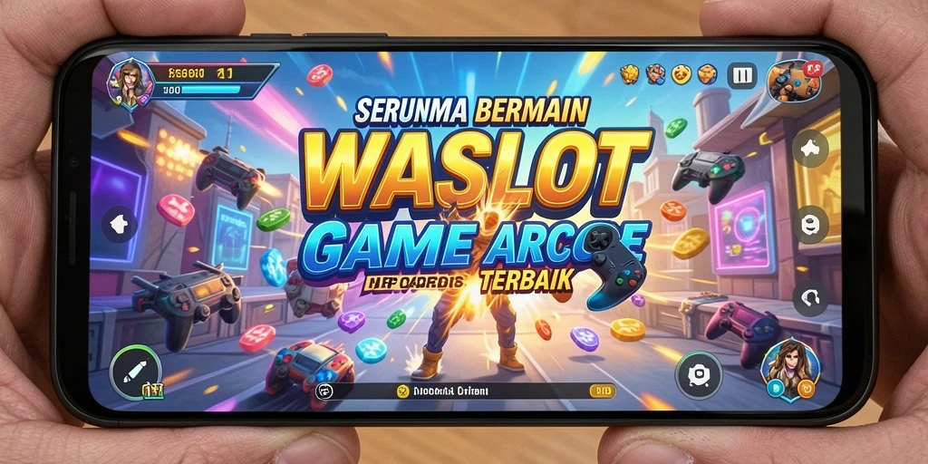 Screenshot permainan <strong>WASLOT</strong> dengan aksi intens dan grafis cerah.