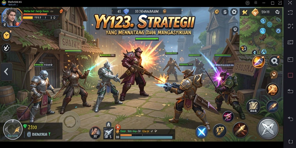Tampilan menarik dari gameplay strategi yang mendebarkan.